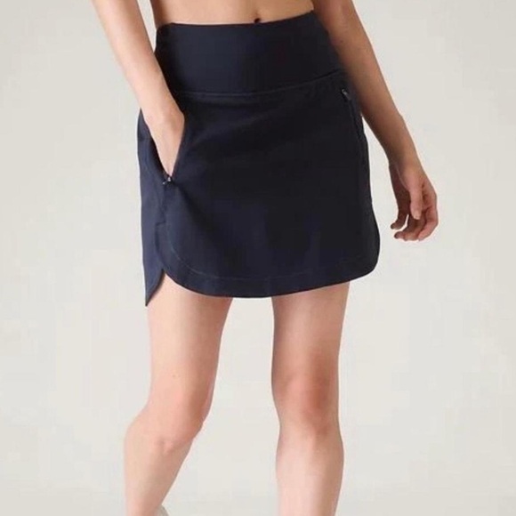 Athleta Dresses & Skirts - Athleta Fairway Golf Skort 16” In Blue | Size small Golf Skirt